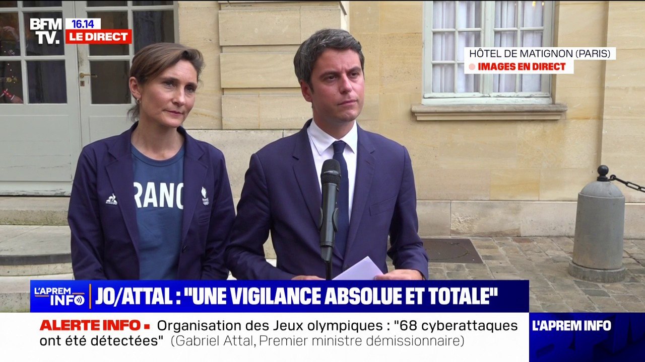Gabriel Attal: "Après les sabotages et les tentatives de sabotage qui ont eu lieu, nous avons décidé d'augmenter la surveillance sur l'ensemble de nos réseaux"