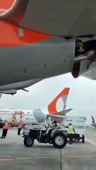 Download Video: Colisão de aeronaves no Aeroporto de Congonhas causa cancelamento de voos