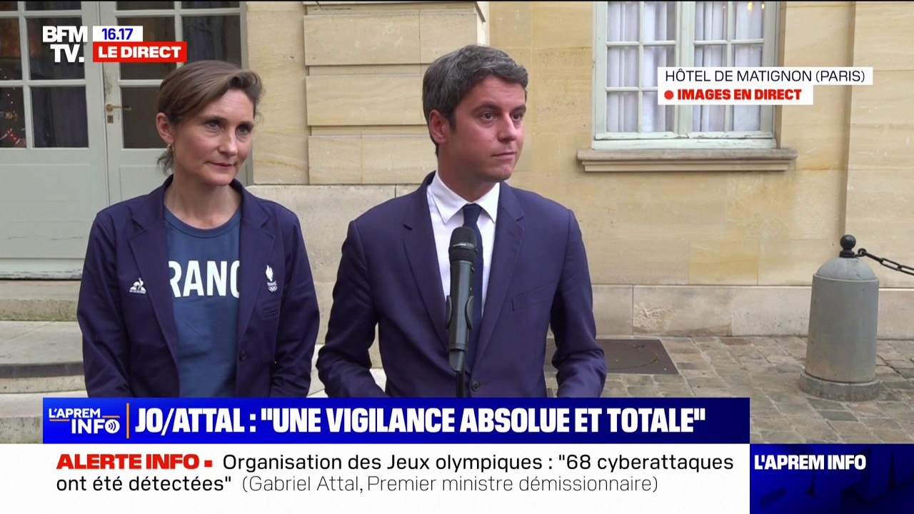 Pour Gabriel Attal, la cérémonie d'ouverture des Jeux olympiques "a fait la fierté de la France"