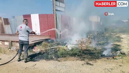 Kırklareli'nde atık toplama tesisinde yangın çıktı