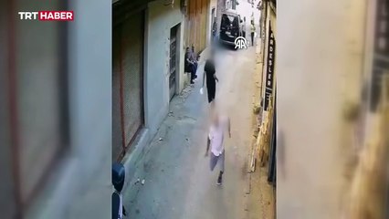 Polisten kaçan şüpheli, vatandaşın çelmesiyle yakalandı