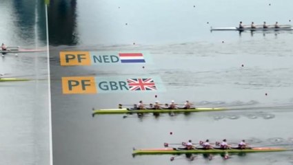 Nail-biting photo finish as Team GB secure gold in women’s quadruple sculls