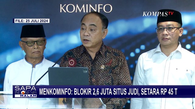 Menkominfo Sebut Blokir 2,6 Juta Situs Judi, Klaim Tahan Orang Bermain Judol hingga Rp45 Triliun