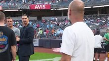 La reacción de Ibrahimovic cuando Guardiola, al que insultó y dejó claro que no soporta, fue a saludarle directamente cara a cara