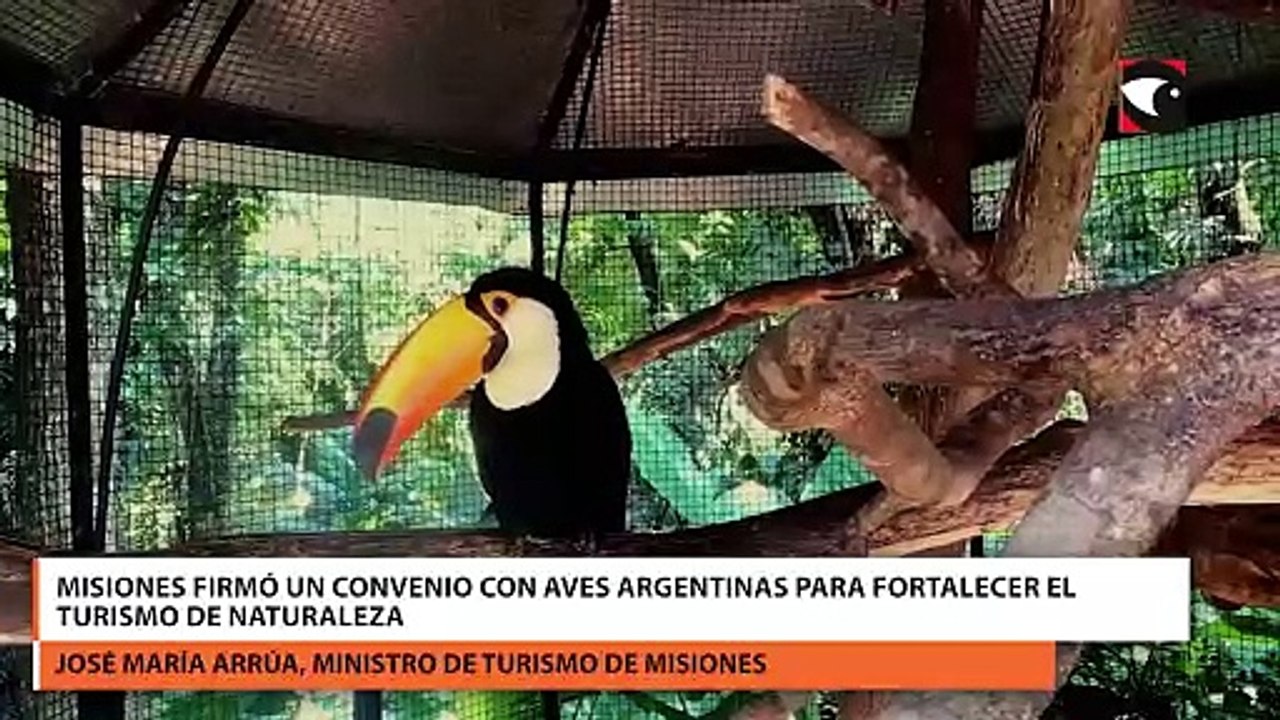 Misiones firmó un convenio con Aves Argentinas para fortalecer el turismo de naturaleza