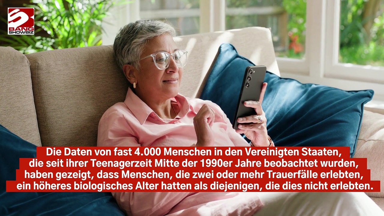 Der Verlust geliebter Menschen lässt Menschen schneller altern