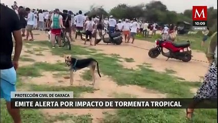 PC de Oaxaca alerta por impacto de tormenta tropical; prevén lluvias e inundaciones