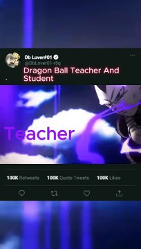 Teacher Student Dragon Ball #dragonball#goku #vegeta #gohan#picolo #anime