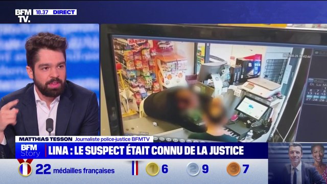 Disparition de Lina: les images du braquage d'une supérette par le principal suspect de l'affaire