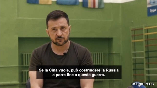 Zelensky: Pechino faccia pressione su Mosca per fermare la guerra