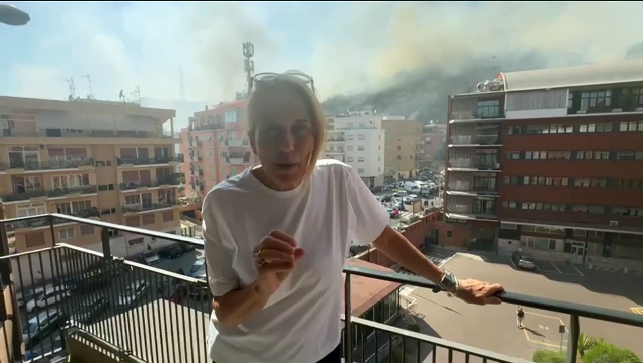 Monica Maggioni e l'incendio a Roma: «Ce ne dobbiamo andare»