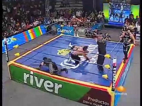 La Parka, Octagon & Pimpinela Escarlata vs. Los Maniacos ( 2010.04.17 @ AAA Sin Limite Orizaba )