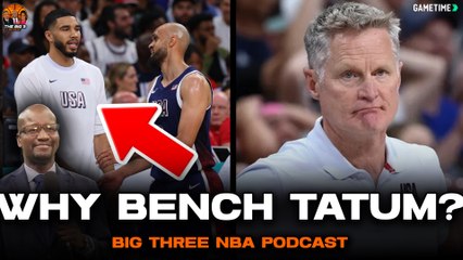 Why didn't Steve Kerr play Tatum? | Big 3 NBA Podcast