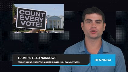 Trump's Lead in the Poll Narrows as Harris Makes Gains in Key Swing States
