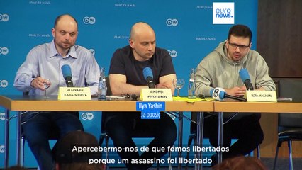 Tải video: Ativistas da oposição libertados da Rússia prometem regressar e esperam um futuro melhor