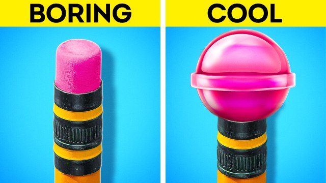 SNEAK CANDY AT SCHOOL LIKE A PRO + BRILLIANT SCHOOL HACKS!