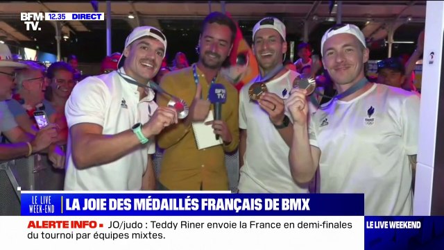 On a marqué l'histoire : la France a réalisé le triplé en BMX ce vendredi soir avec le sacre de Joris Daudet, devant Sylvain André et Romain Mahieu