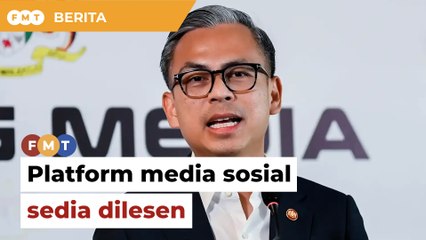 Platform media sosial sedia dilesenkan, kata Fahmi