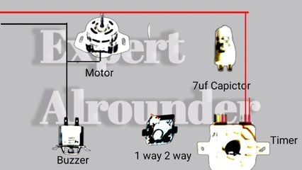 Washing matchine 7 legs timer connection