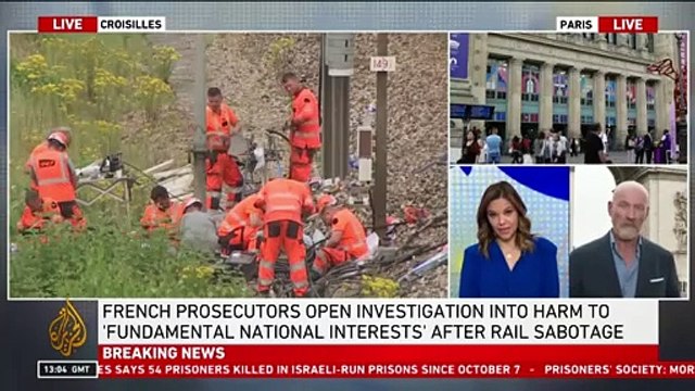 High-speed railway system 'sabotaged' disrupted just before the Olympics started