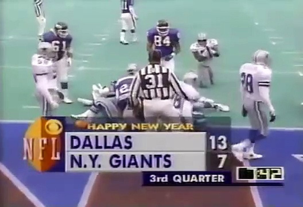 Dallas Cowboys @ New York Giants ( 1993 Week 18 ) - 2nd Half