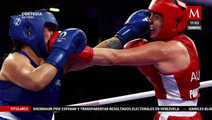 Boxeo en París: La mexicana Citlalli Ortiz queda eliminada en octavos de final