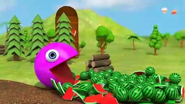 Learn Colors with PACMAN VS SchoolBus and Farm Magic Slide and Surprise Toy _High