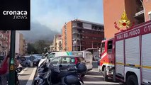 Roma: operazioni di soccorso per l'incendio a Monte Mario