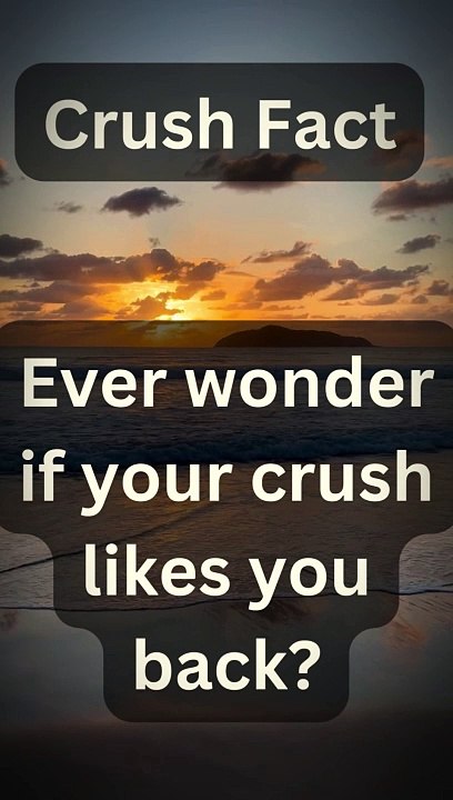 Surprising Crush Facts You Need to Know!  || facts || shocking || amazingfacts