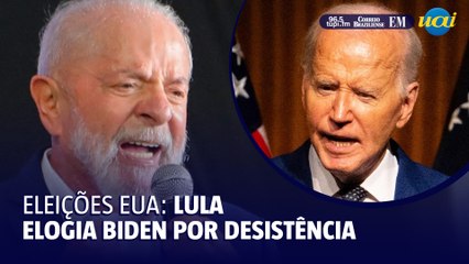 Lula elogia Biden por desistência de reeleição