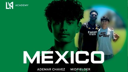 Ademar Chávez, joven futbolista mexicano de LAFC, entrena junto a Aurélien Tchouaméni del Real Madrid