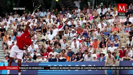 Felix- Auger Alissime elimina a Daniil Medvedev en París 2024