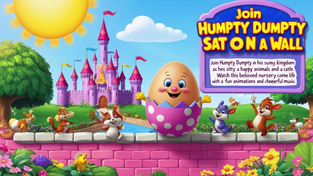 'Humpty Dumpty - Nursery Rhymes & Kids Songs - Best Nursery Rhymes Sing-Along for Kids'# poem # coco tv