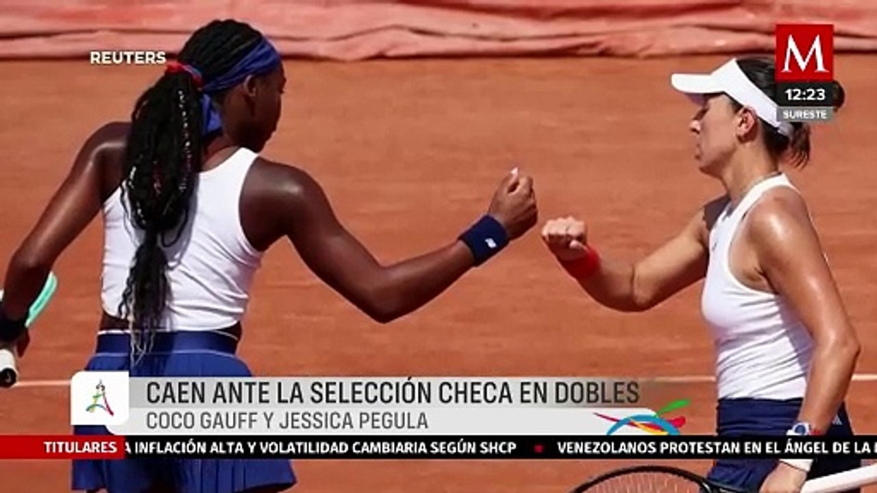 Las tenistas Coco Gauff y Jessica Pegula quedan eliminadas de París 2024