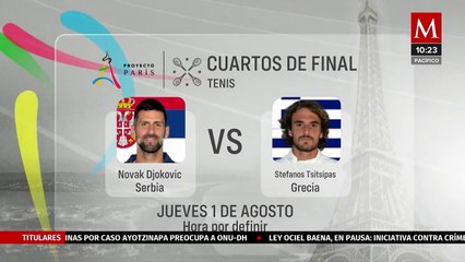 Juego de leyendas: Djokovic enfrentará a Stefanos Tsitsipas en París 2024