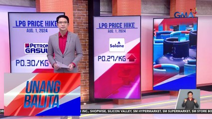 LPG price hike (August 1, 2024) | Unang Balita