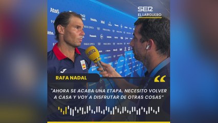 Declaraciones de Nadal tras perder en París