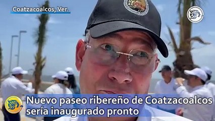 Nuevo paseo ribereño de Coatzacoalcos sería inaugurado pronto; conoce su avance