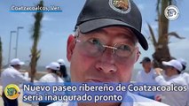 Nuevo paseo ribereño de Coatzacoalcos sería inaugurado pronto; conoce su avance