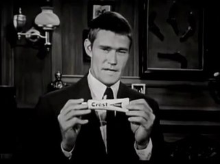 1960s Chuck Connors ("Rifleman" TV show) for CREST TV commercial