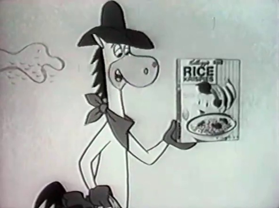 1960s Kellogg's rice Krispies TV commercial - Baba Louie throws Quick ...