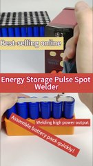 801D spot welder charging and discharging.