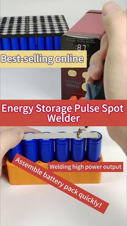 801D spot welder charging and discharging.