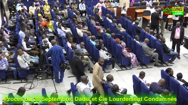 Procès du 28 septembre : Dadis et Cie lourdement condamnés !