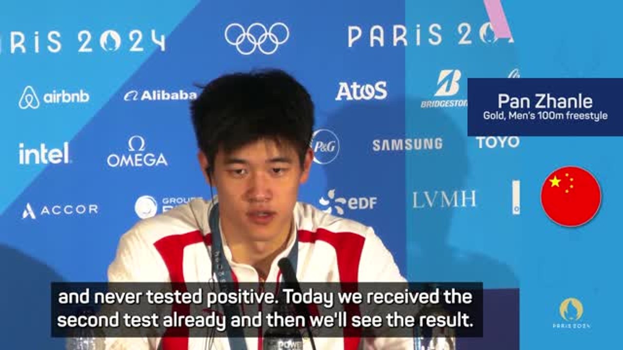 Chinese swimmer Pan denies gold is tainted by country's doping controversy