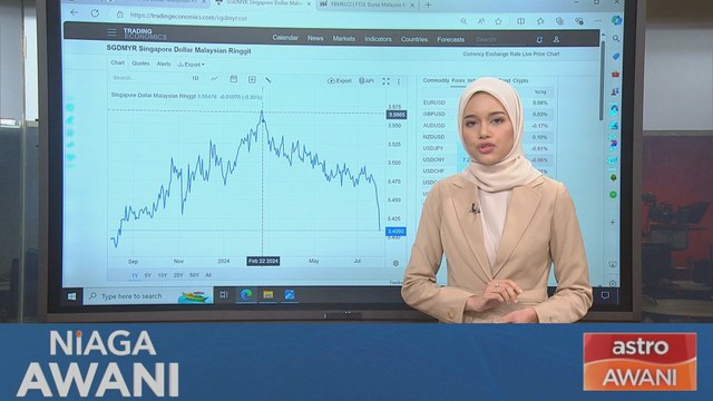 Niaga AWANI: [Data & Statistik] Kedudukan MYR berbanding SGD setakat 1 Ogos 2024
