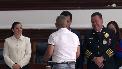 Realizan reconocimiento a 24 bomberos que cumplieron 30 años de servicio
