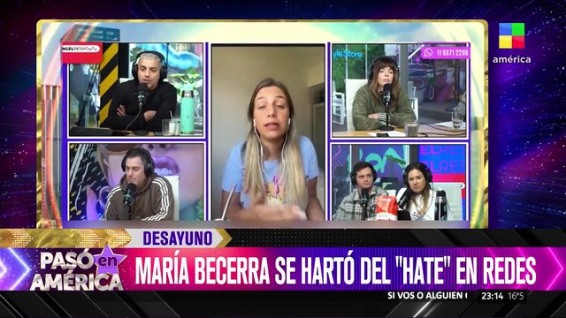 MARÍA BECERRA cerró sus redes sociales por los comentarios de odio