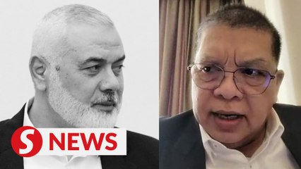 Dewan Rakyat Speaker met Haniyeh the day before