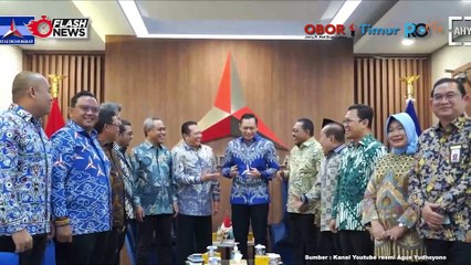 PARTAI DEMOKRAT TERIMA KUNJUNGAN PARA PIMPINAN MPR RI BAHAS BIAYA POLITIK DAN PERAN WAKIL RAKYAT